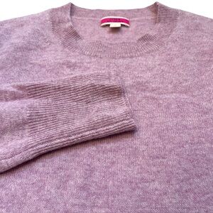 J.Crew 100% Cashmere Crewneck Sweater Lilac Purple Small Soft Pastel